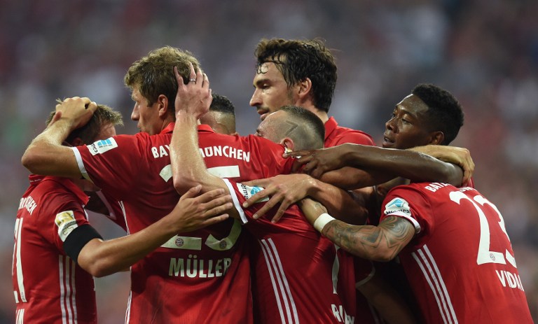 Nagy volt az öröm a Bayern Münchennél. A bajorok kiütéses győzelemmel kezdték a 2016/2017-es Bundesliga-szezont.