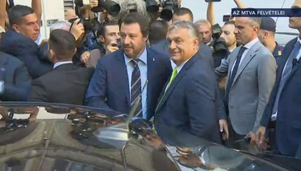 Orbán és Salvini találkozójáról cikkeznek a külföldi lapok