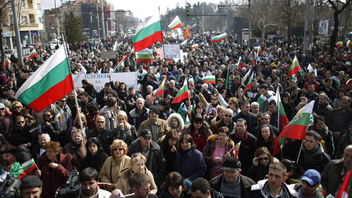 Tüntetések Bulgáriaszerte a dráguló élet miatt