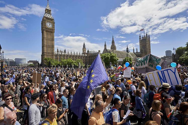 Az évszázad tüntetésén követeltek új népszavazást Londonban