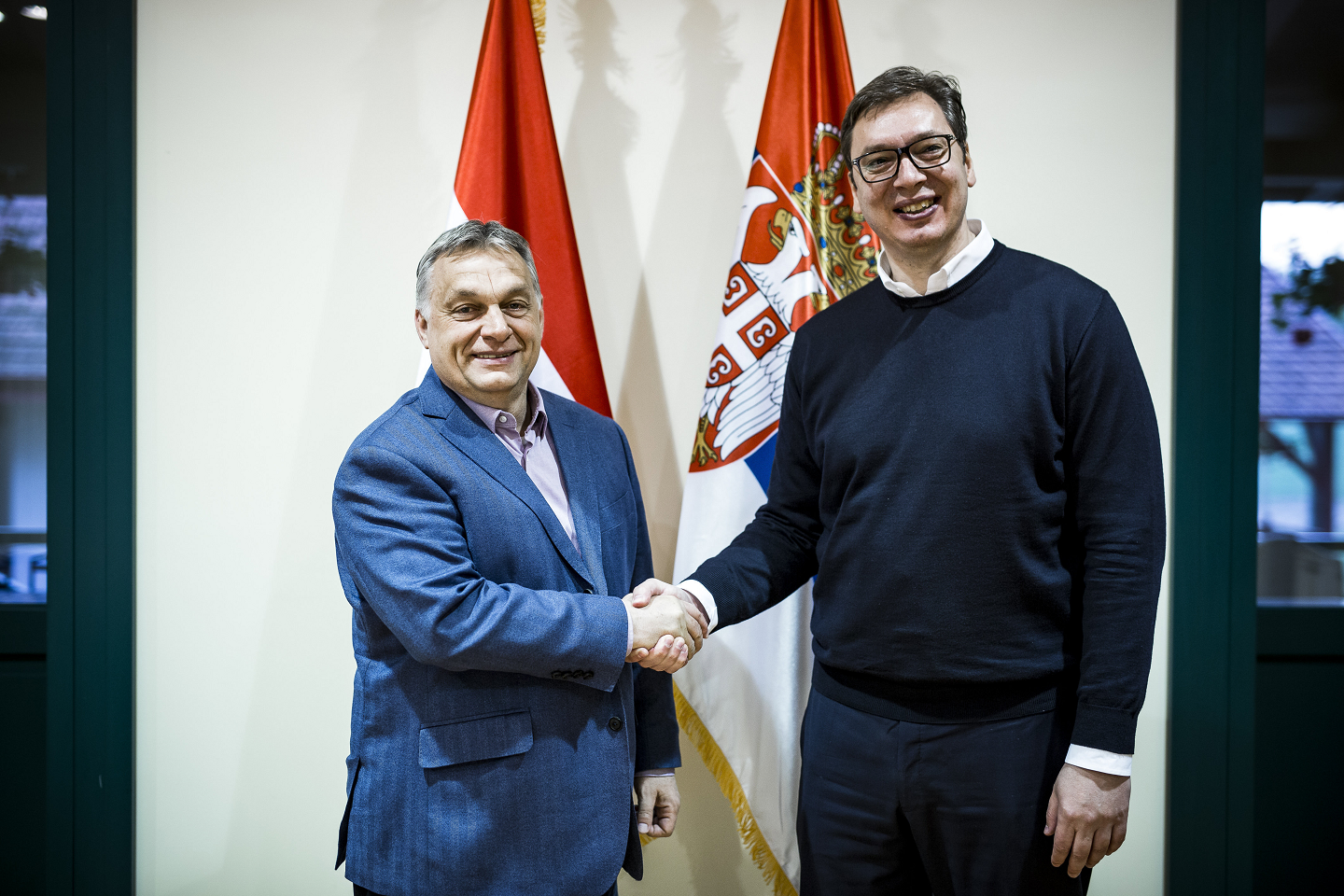 Orbán Viktor Szerbiába utazott