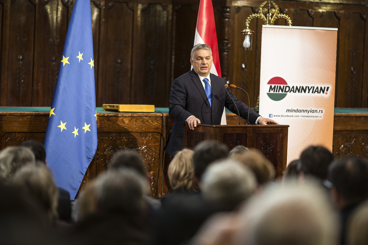 Orbán Viktor: Csak a Fidesz-KDNP képes kellő súllyal képviselni Magyarországot