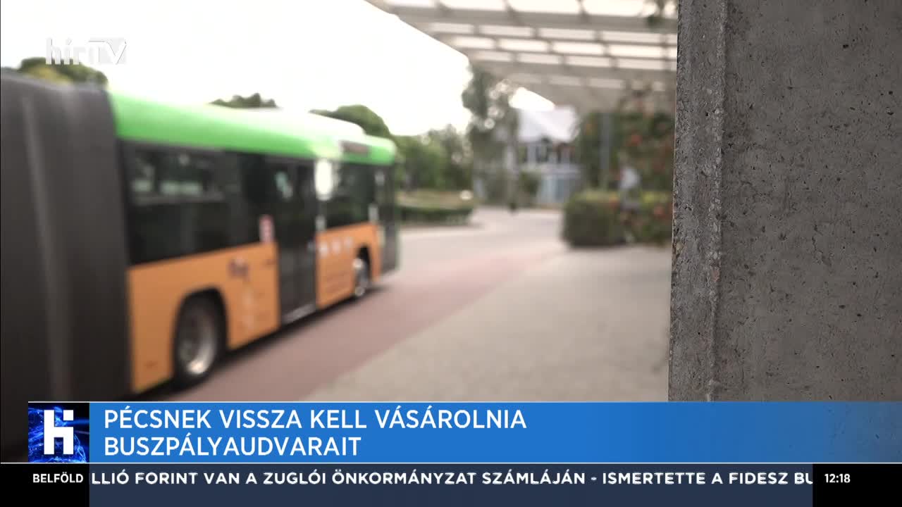 Pécsnek vissza kell vásárolnia buszpályaudvarait
