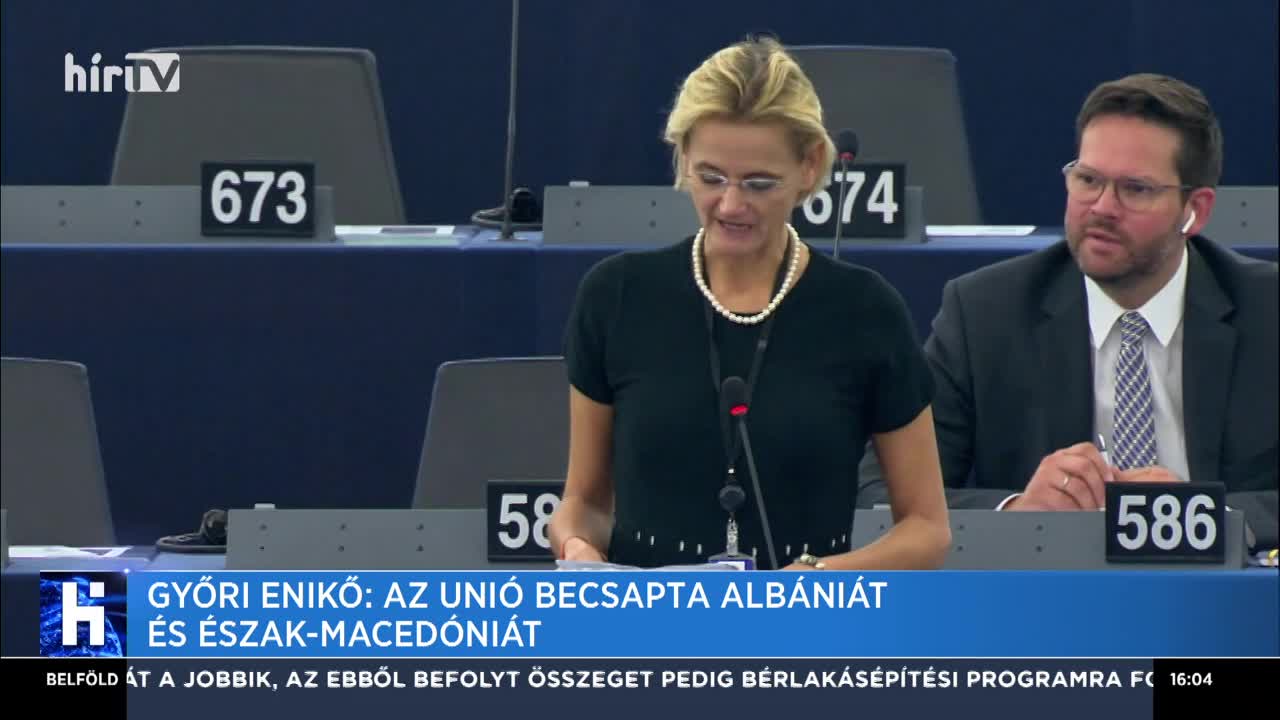 Győri Enikő: Az Unió becsapta Albániát és Észak-Macedóniát