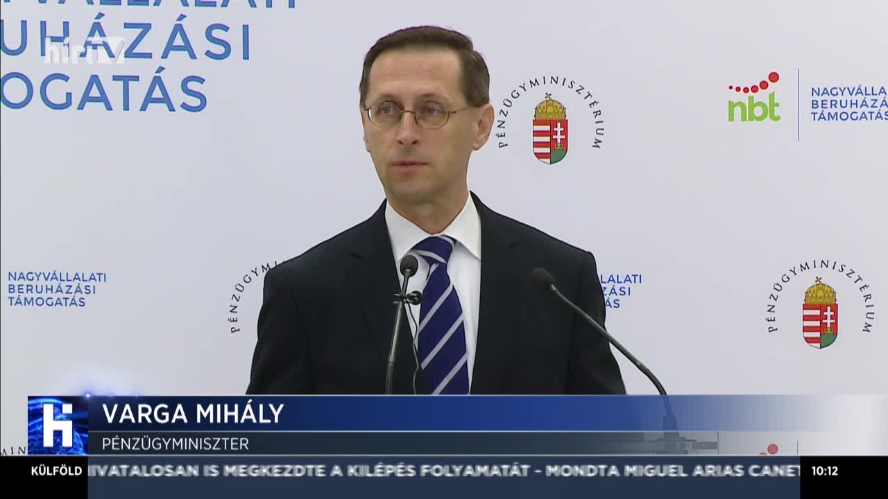 Varga Mihály: Nagyon fontos a hazai kis-és nagyvállalkozások szerepe