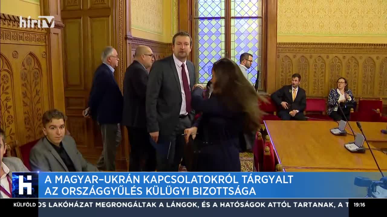 A magyar-ukrán kapcsolatokról tárgyalt a Országgyűlés Külügyi Bizottsága