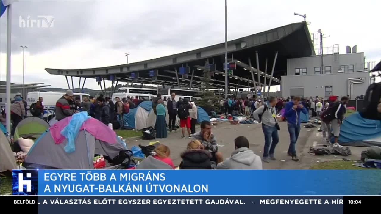 Egyre több a migráns a nyugat-balkáni útvonalon