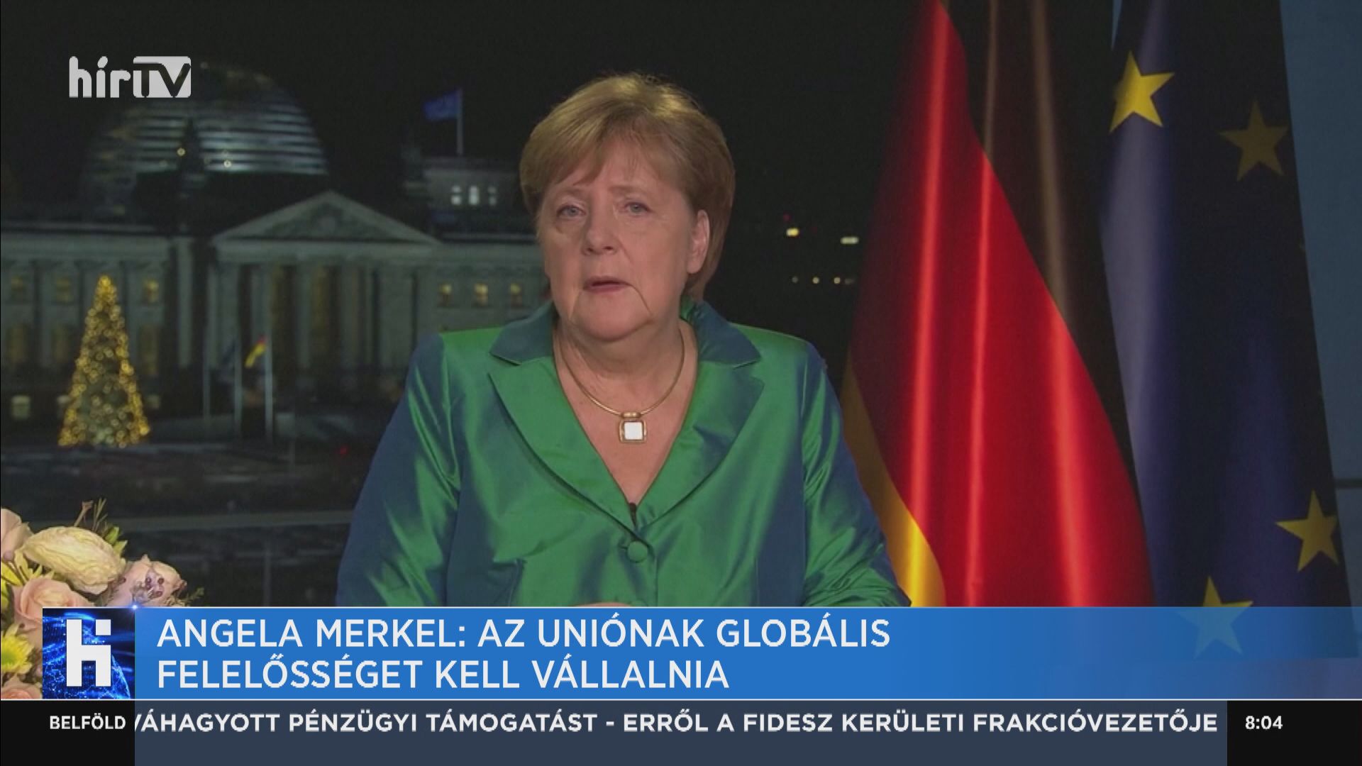 Angela Merkel: Az Uniónak globális felelősséget kell vállalnia
