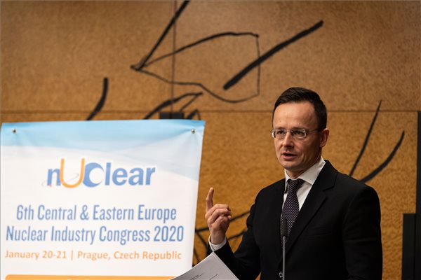 Szijjártó: Nukleáris energia nélkül Európa nem tudja megvalósítani a klímasemlegességet