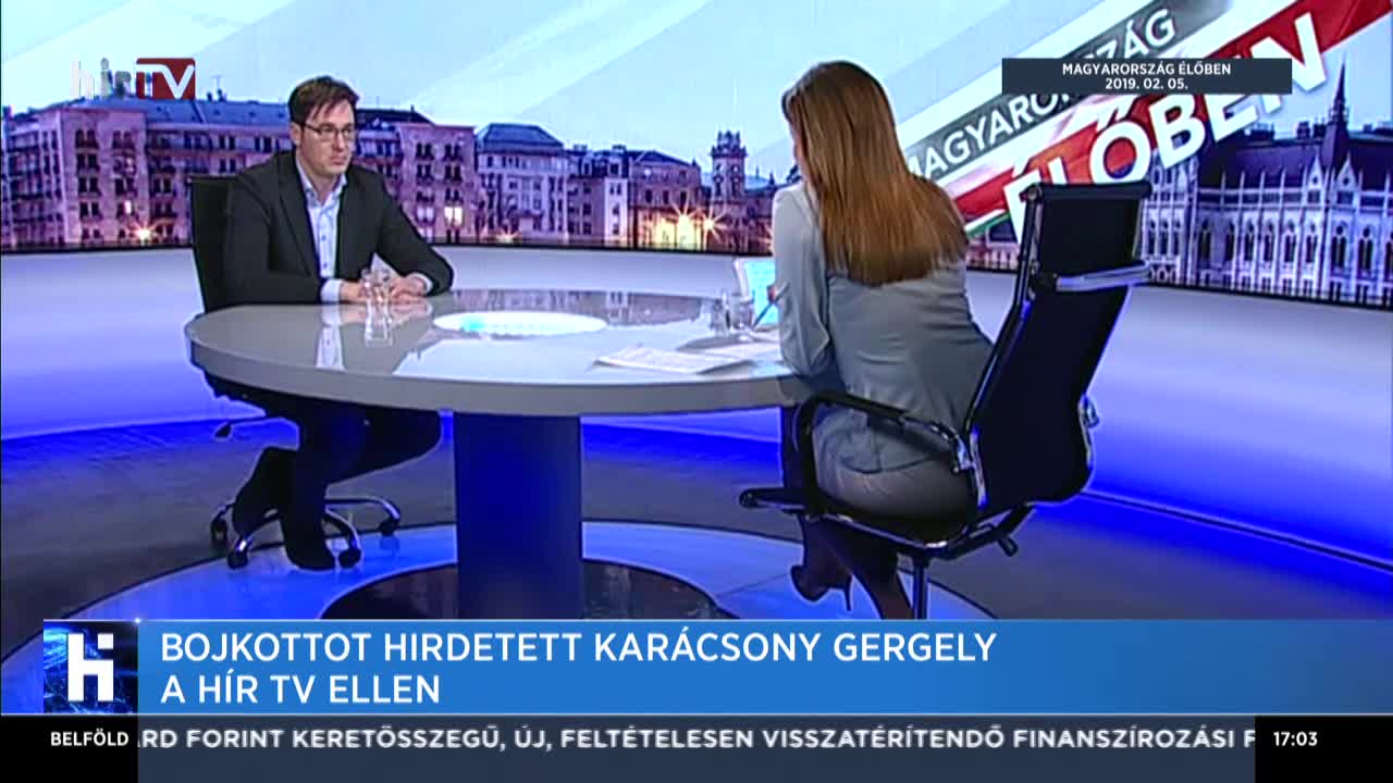 Bojkottot hirdetett Karácsony Gergely a Hír TV ellen