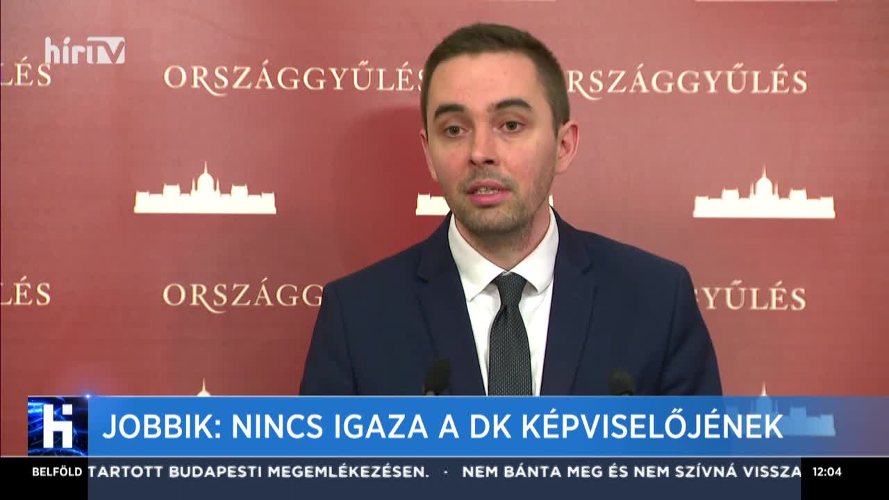 Jobbik: Nincs igaza a DK képviselőjének