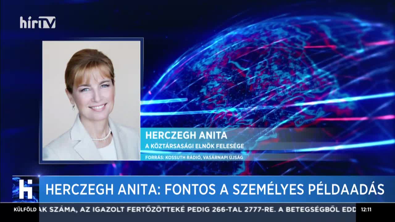 Herczegh Anita: Fontos a személyes példaadás