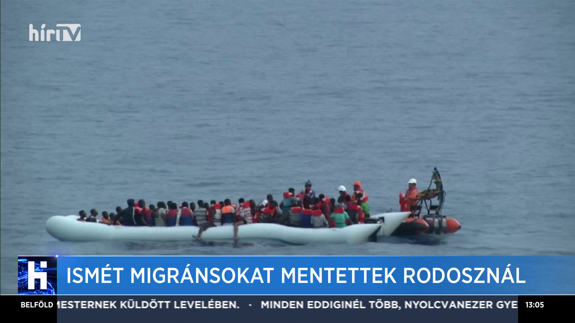 Ismét migránsokat mentettek Rodosznál