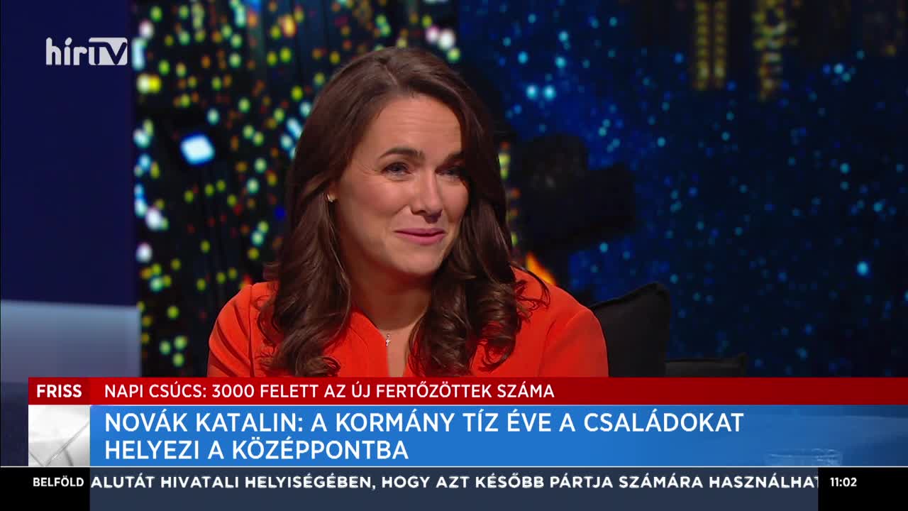 Novák Katalin: A kormány tíz éve a családokat helyezi a középpontba