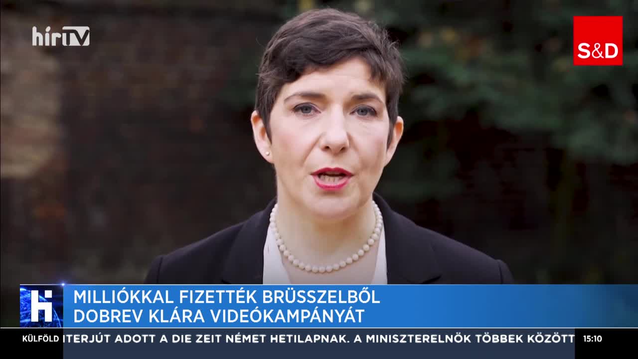 Milliókkal fizették Brüsszelből Dobrev Klára videókampányát