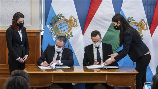 Szijjártó: Magyarország érdekelt San Marino és az Európai Unió együttműködésében