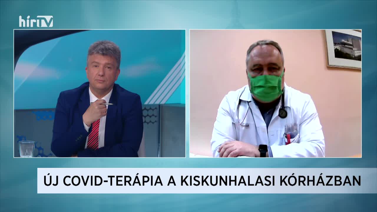 Dr. Szepesvári Szabolcs: Új Covid-terápia a kiskunhalasi kórházban