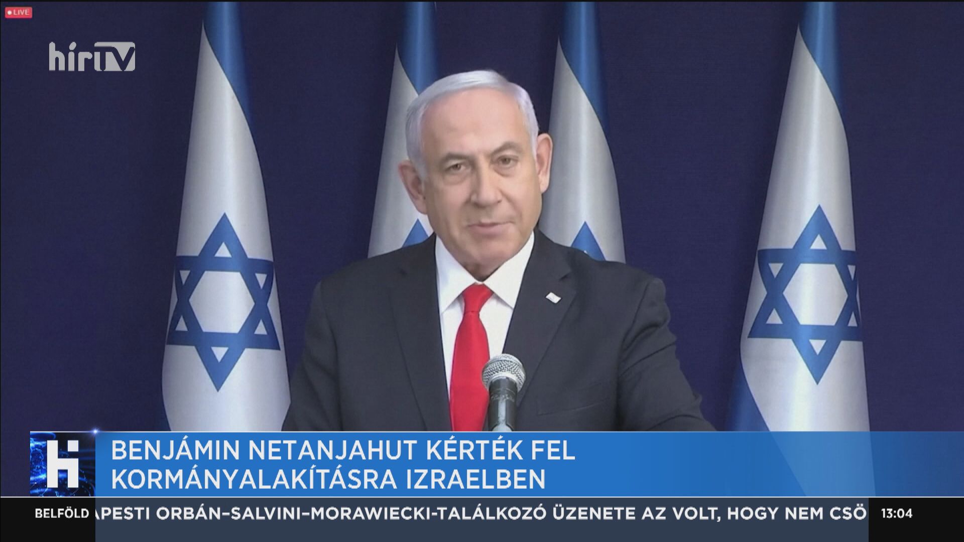 Benjámin Netanjahut kérték fel kormányalakításra Izraelben