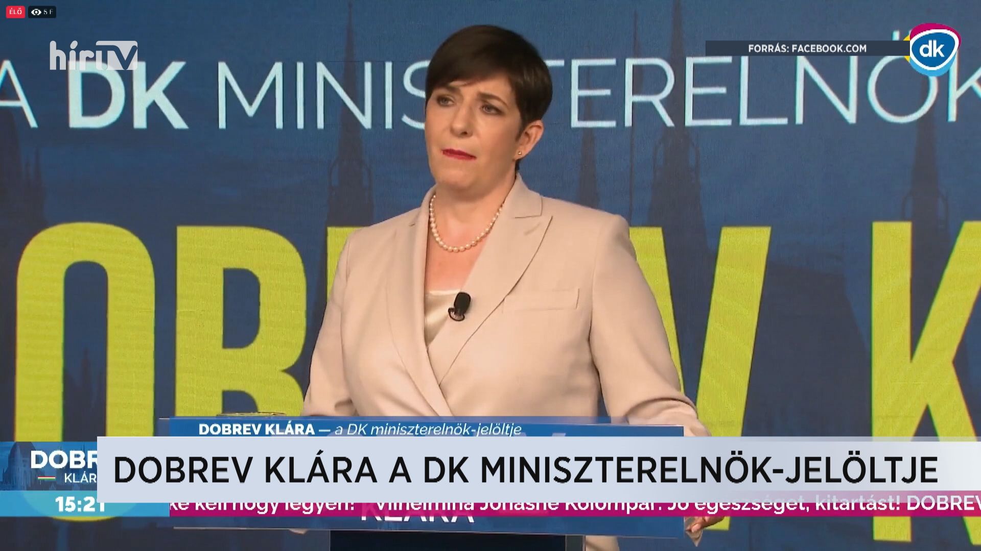 Dobrev Klára a DK miniszterelnök-jelöltje