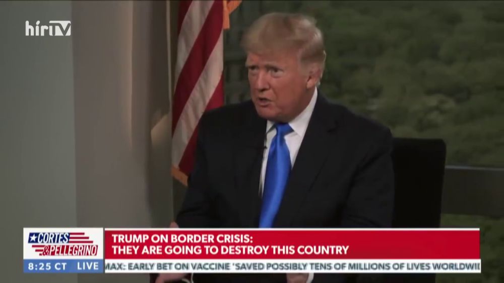Donald Trump-interjú a HírTV műsorán