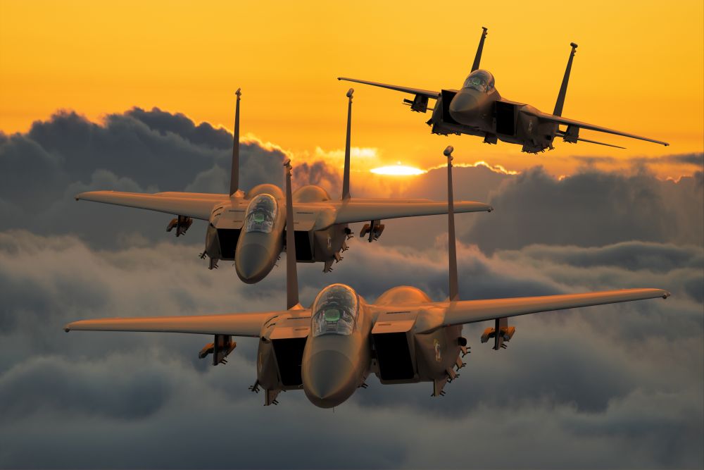 Az Egyesült Államok F-15 vadászgépeket vezényelt a Baltikumba