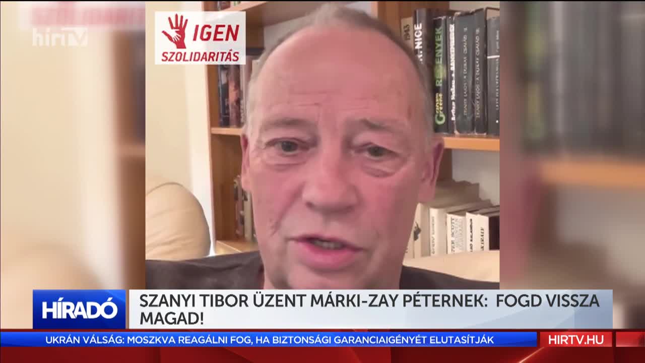 Szanyi Tibor üzent Márki-Zay Péternek: Fogd vissza magad! 