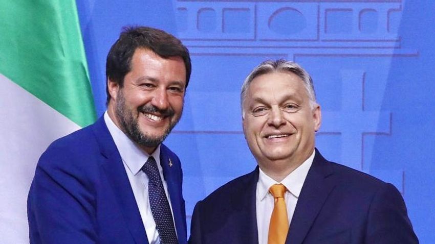 Matteo Salvini elsőként gratulált Orbán Viktornak