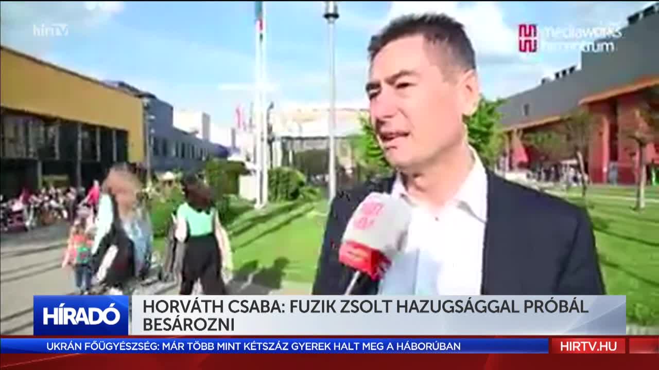 Horváth Csaba: Fuzik Zsolt hazugsággal próbál besározni