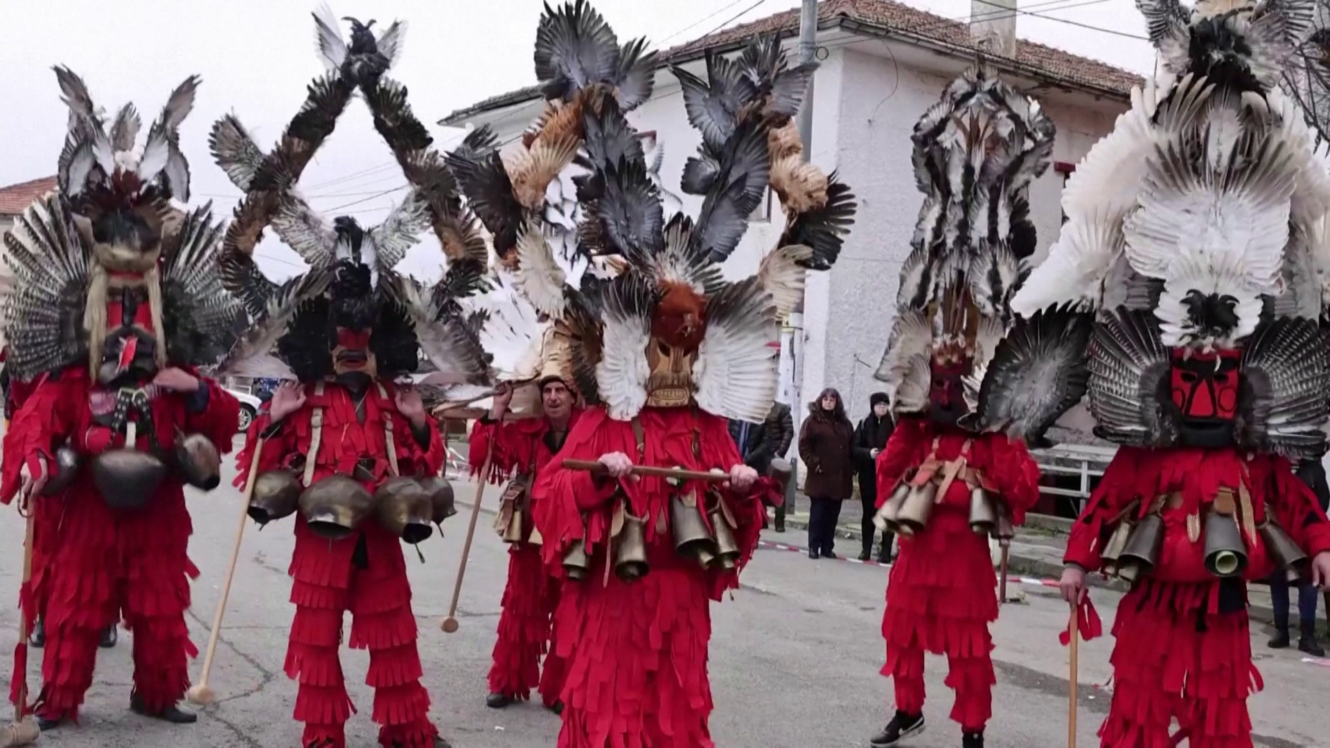Ősi jelmezes ünnepet tartottak Bulgáriában