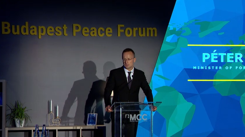 Szijjártó Péter: A globális többség békét akar Ukrajnában