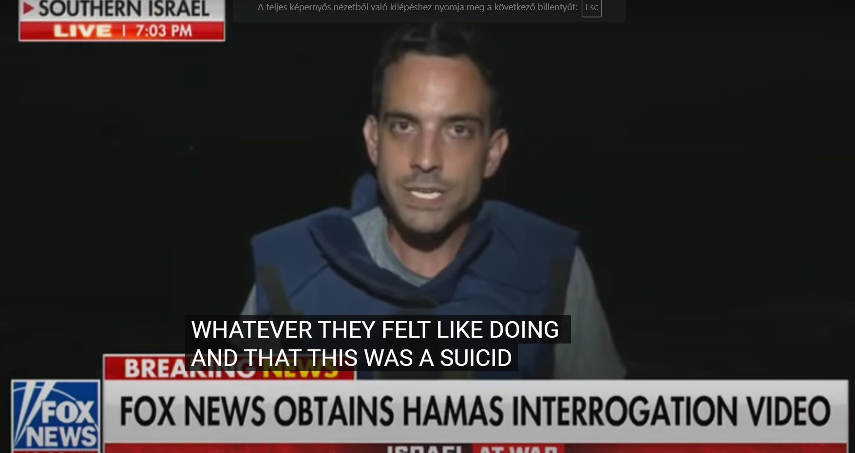 Brutális részleteket árult el egy elfogott Hamász-terrorista