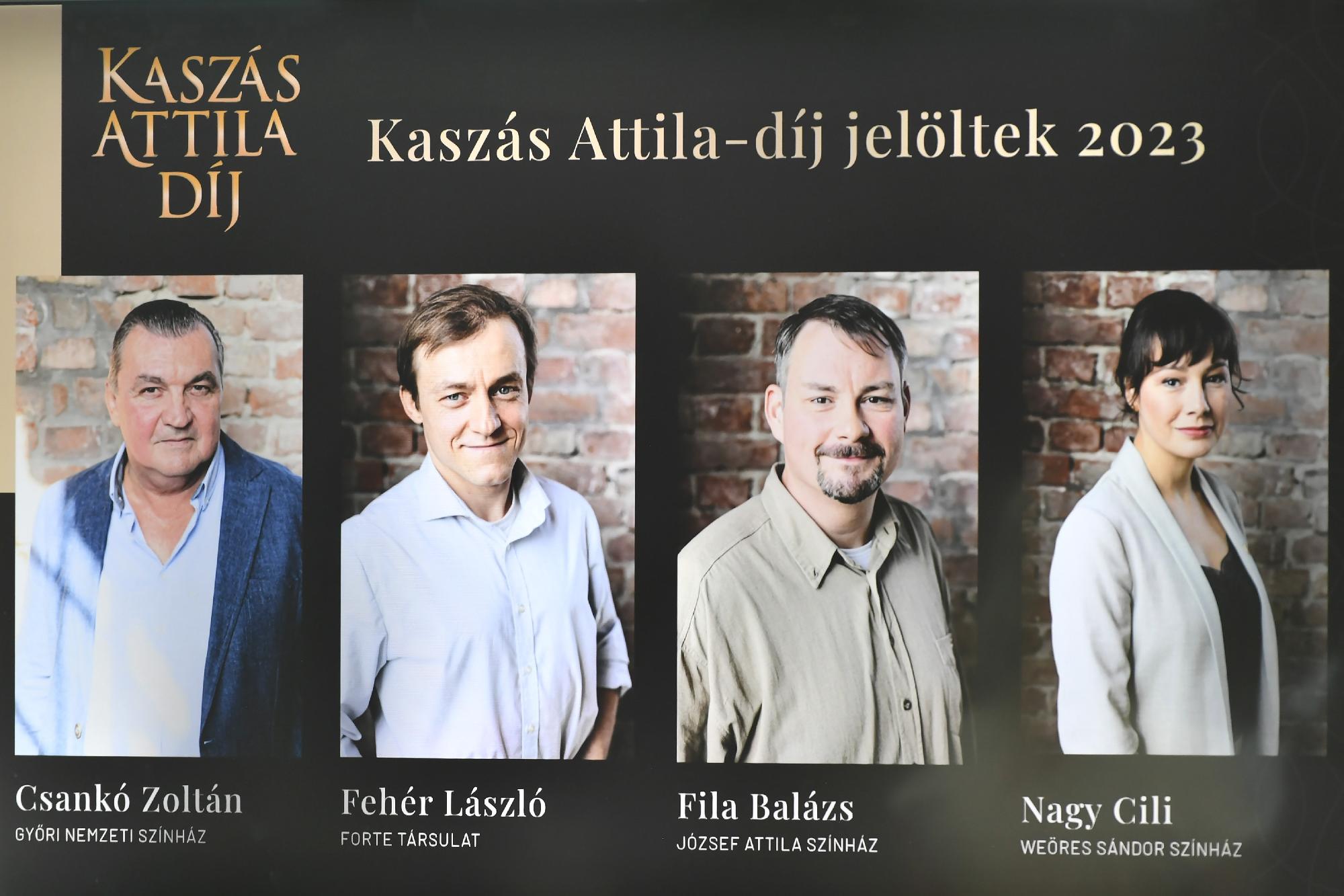 Megkezdődött a közönségszavazás a Kaszás Attila-díj idei jelöltjeire