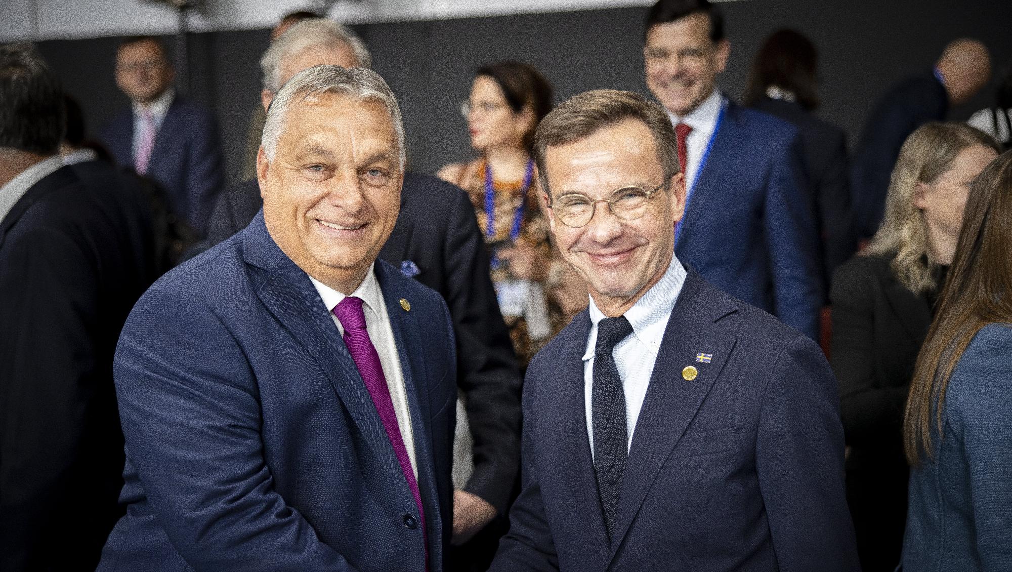 A magyar-svéd kormányfői találkozó fő témája Svédország NATO-csatlakozása lesz