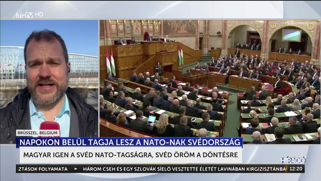 Magyar igen a svéd NATO-tagságra, svéd öröm a döntésre + VIDEO