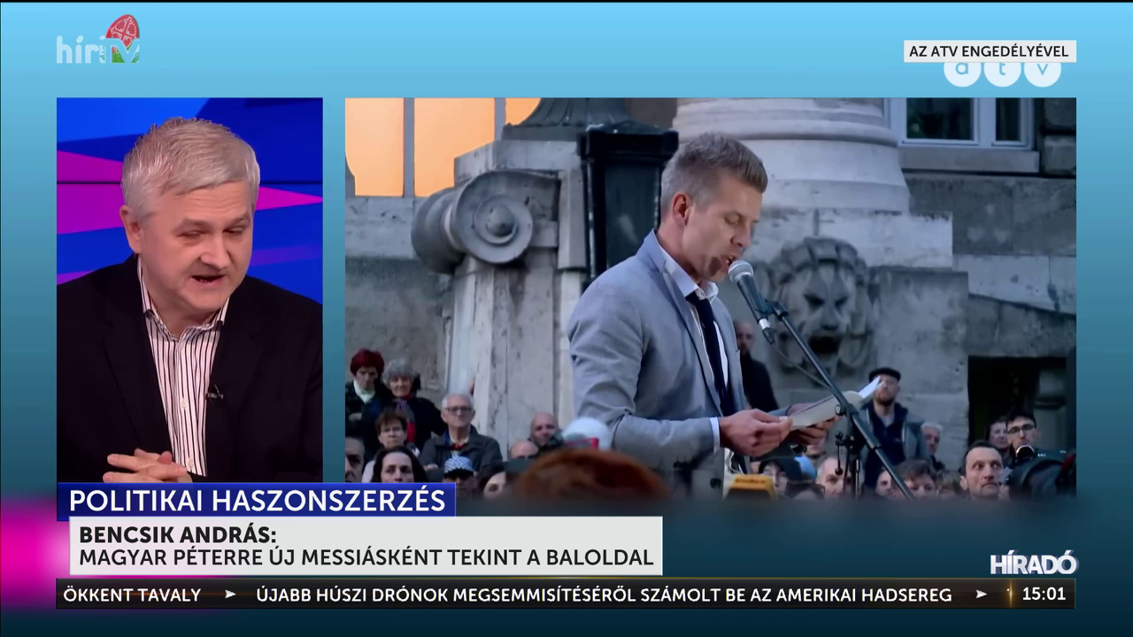 Nagy Attila Tibor: Magyar Péter-őrület van és ez rossz az összes ellenzéki pártnak+ videó