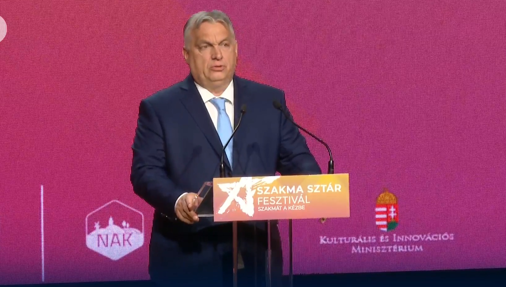 A Szakma Sztár-fesztiválon mond beszédet Orbán Viktor + videó