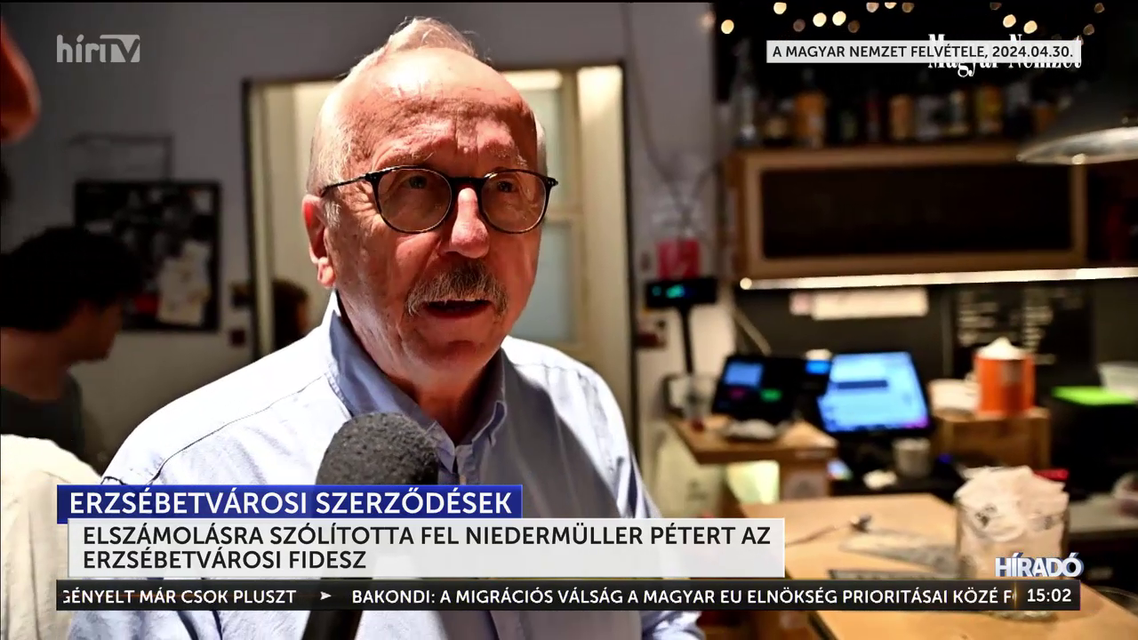 Elszámolásra szólította fel Niedermüller Pétert az erzsébetvárosi Fidesz + videó
