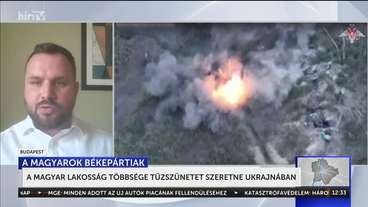 A magyar lakosság többsége tűzszünetet szeretne Ukrajnában + videó