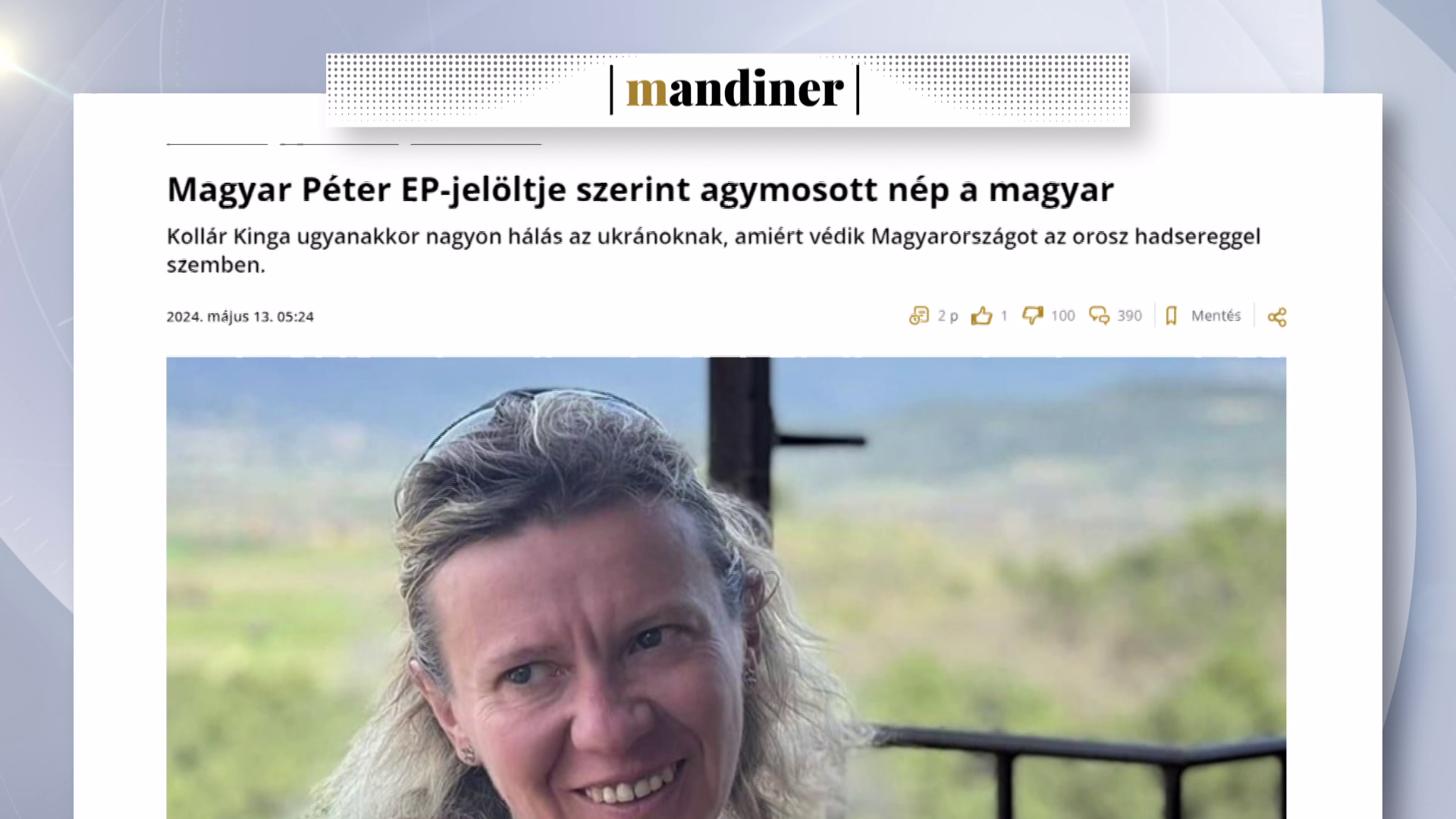 A magyarokat bírálta egy bejegyzésében a Tisza Párt EP-képviselőjelöltje + videó