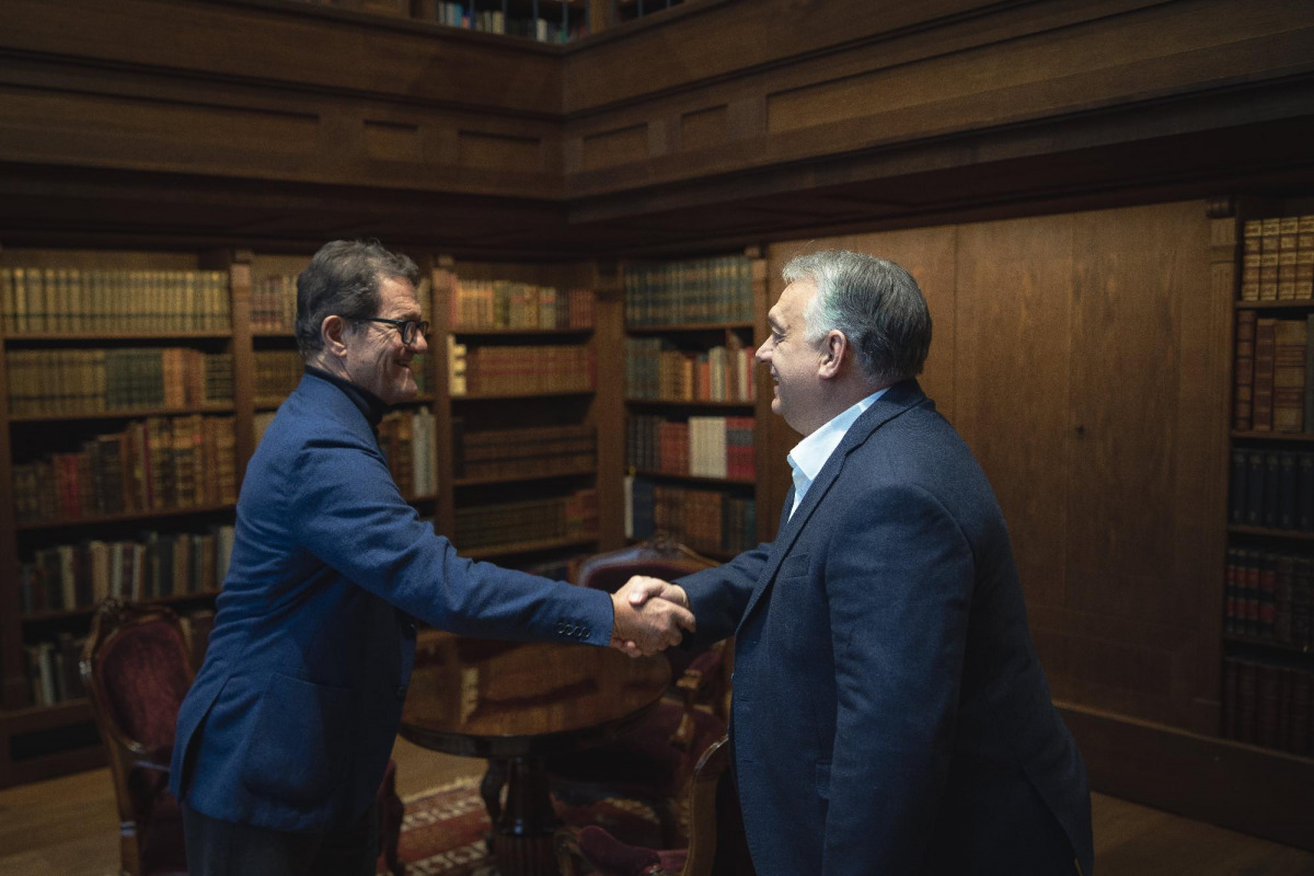 Victor Orbán greeted Fabio Capello