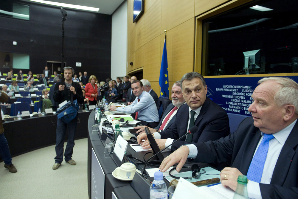 Orbán Viktor részt vesz az EP néppárti képviselőcsoportjának ülésén Strasbourgban