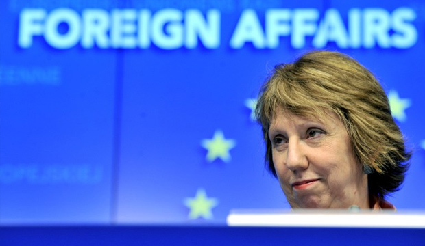 Catherine Ashton brüsszeli sajtótájékoztatója – Fotó: Europress/AFP