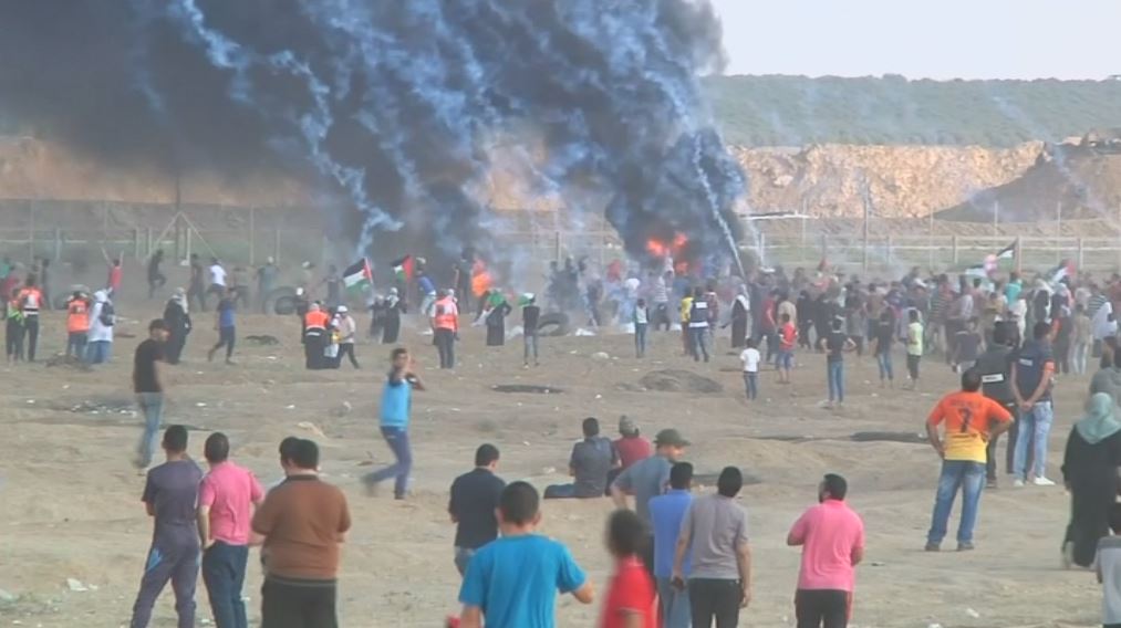 Zavargások Gázában, rengeteg a sérült