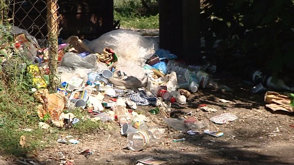 Elviselhetetlen szag, szeméthegyek – hulladéklerakónak használják az utcát