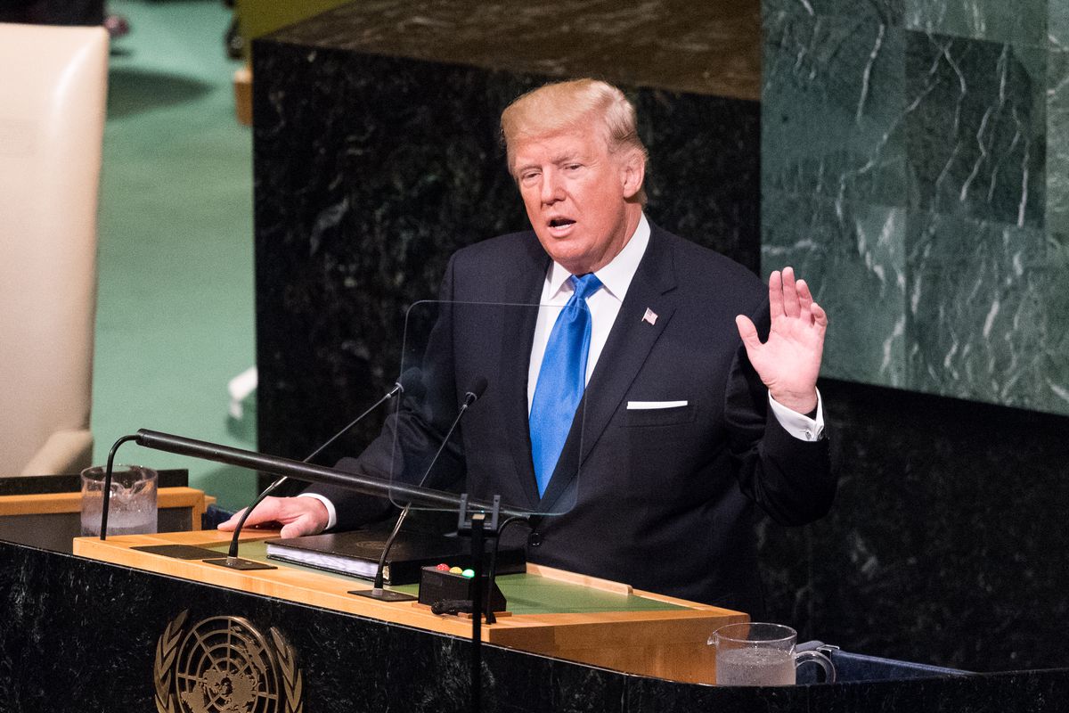 Trump elutasítja a globális kormányzást, ellenőrzést és uralmat