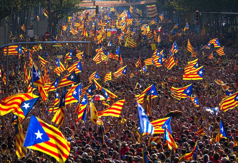Tüntetések Katalónia függetlenségéért