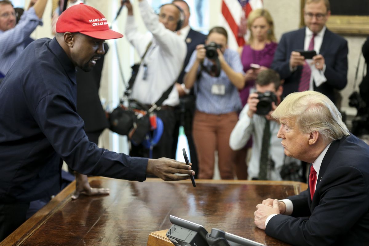 Kanye West a Fehér Házban