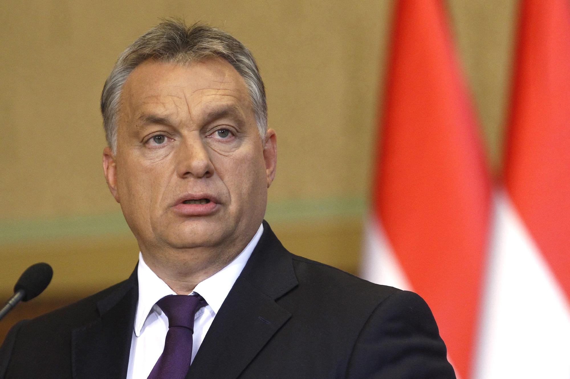 Orbán Viktor a Terror Házánál mond beszédet október 23-án
