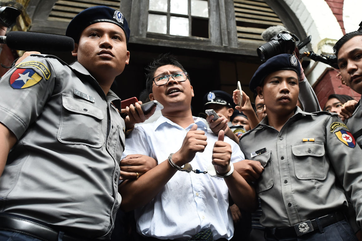 Kémper kezdődik Mianmárban a Reuters újságírói ellen