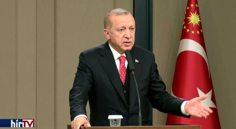 Bizonyító erejű felvételt adott át több országnak is a török elnök